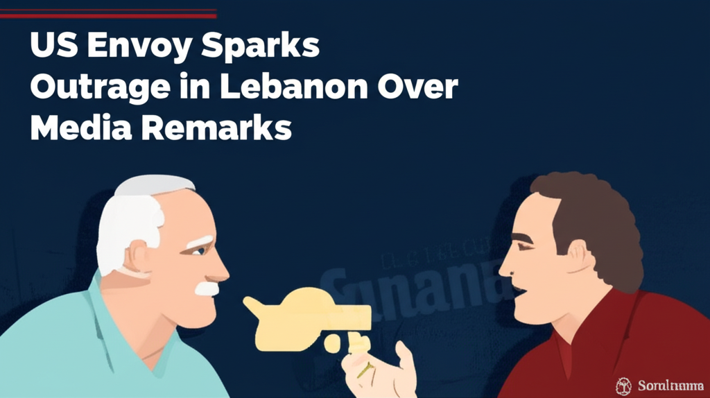 US Envoy Sparks Outrage in Lebanon Over Media Remarks