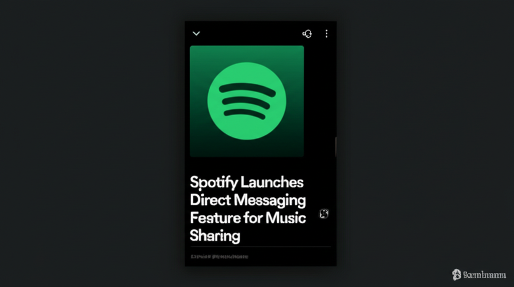 Spotify Launches Direct Messaging Feature for Music Sharing