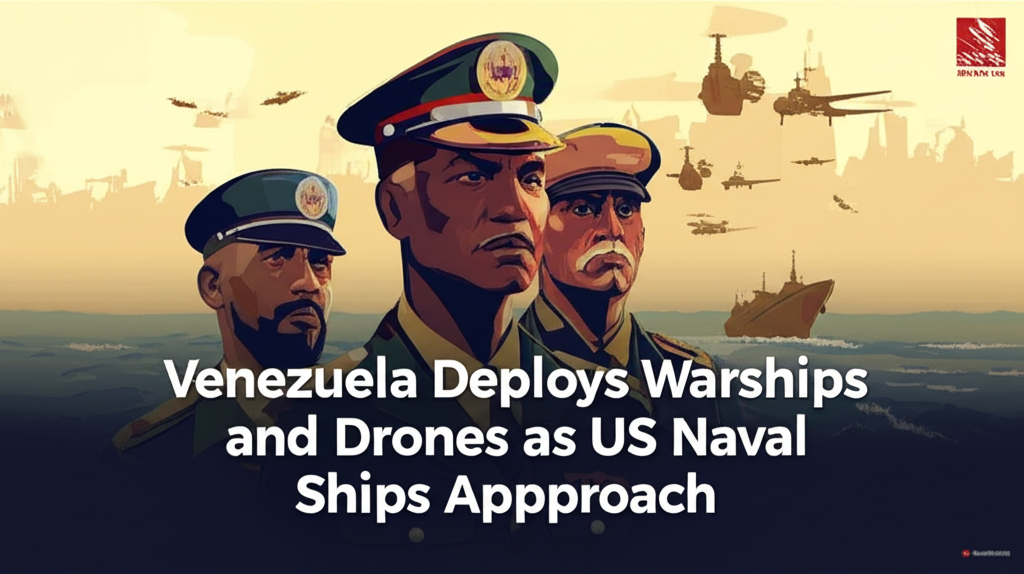 Venezuela Deploys Warships and Drones as US Naval Ships Approach