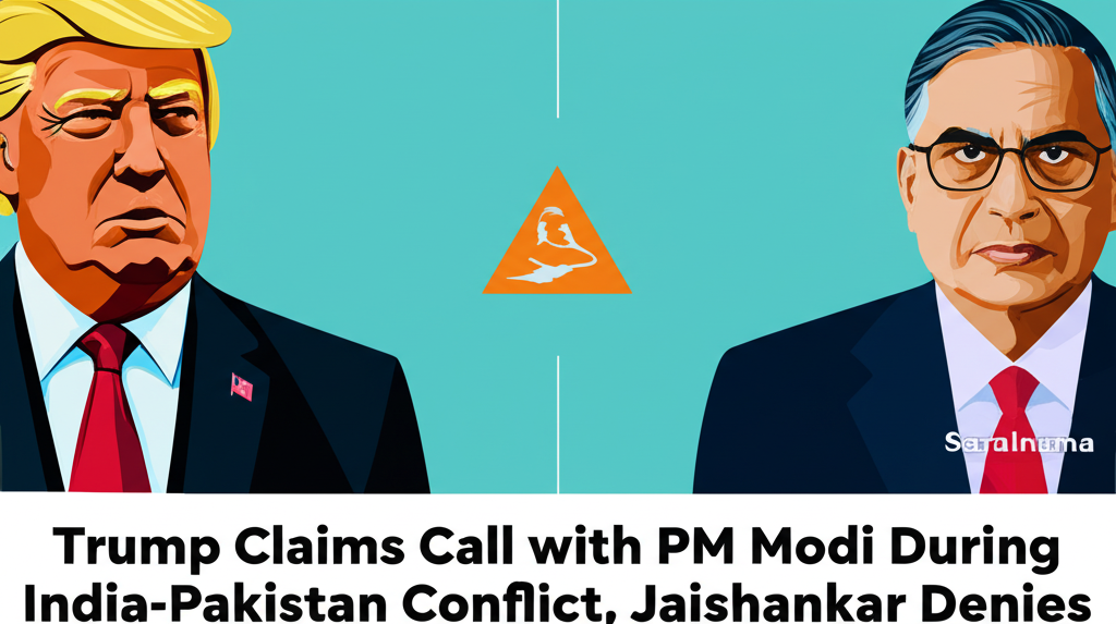 Trump Claims Call with PM Modi During India-Pakistan Conflict, Jaishankar Denies