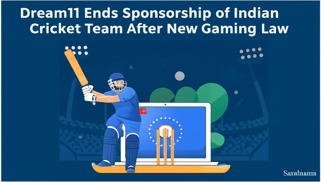 Dream11 Ends Sponsorship of Indian Cricket Team After New Gaming Law