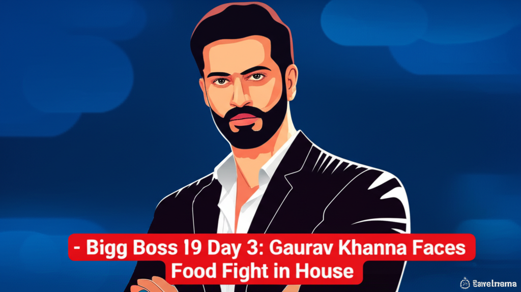 Bigg Boss 19 Day 3: Gaurav Khanna Faces Food Fight in House