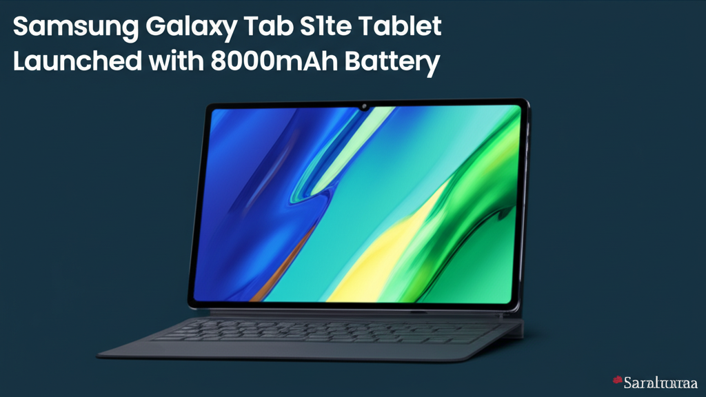 Samsung Galaxy Tab S10 Lite Tablet Launched with 8000mAh Battery