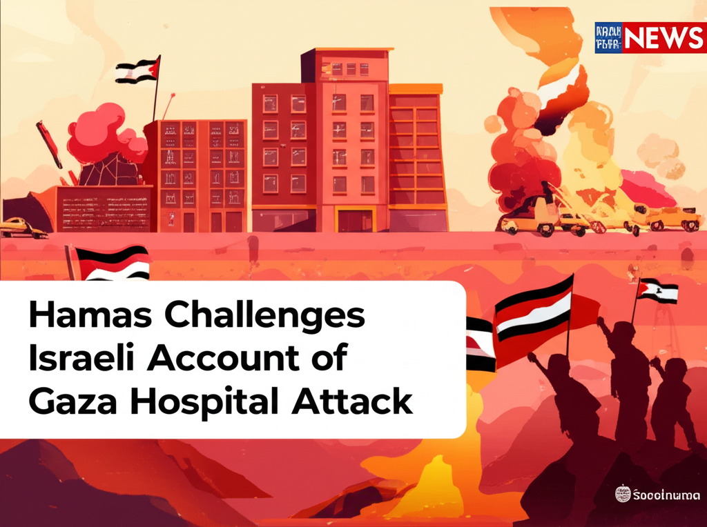 Hamas Challenges Israeli Account of Gaza Hospital Attack