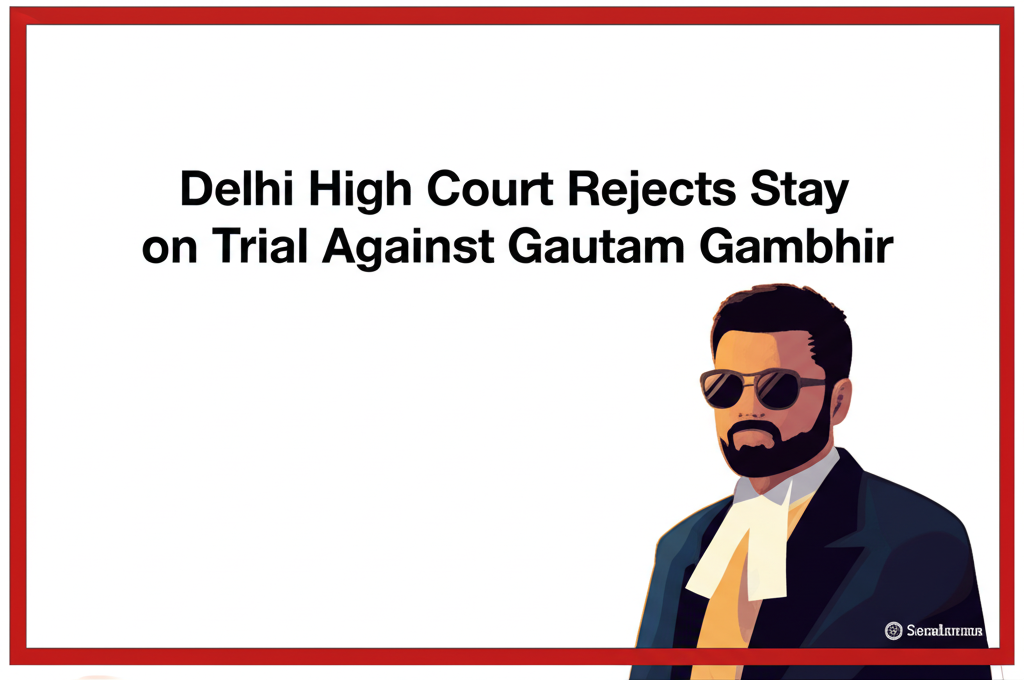 Delhi High Court Rejects Stay on Trial Against Gautam Gambhir
