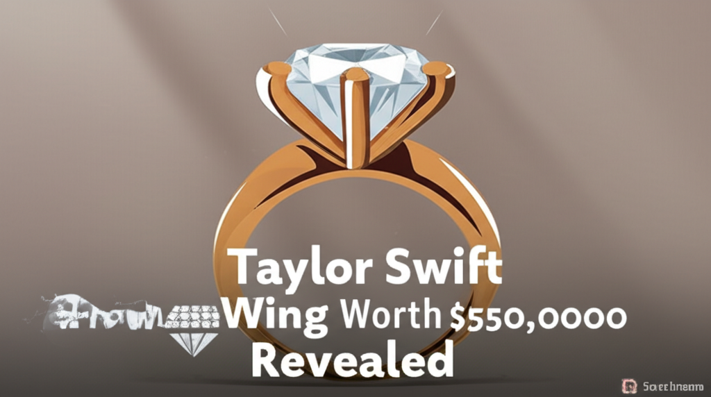 Taylor Swift's Engagement Ring Worth $550,000 Revealed