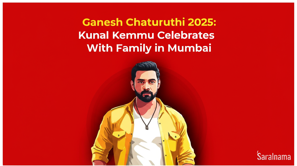 Ganesh Chaturthi 2025: Kunal Kemmu Celebrates With Family in Mumbai