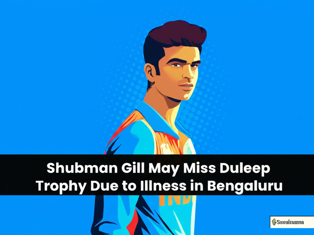 Shubman Gill May Miss Duleep Trophy Due to Illness in Bengaluru