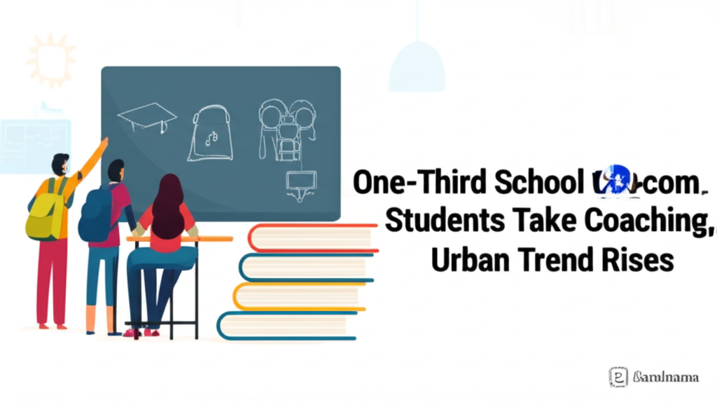 One-Third School Students Take Private Coaching, Urban Trend Rises