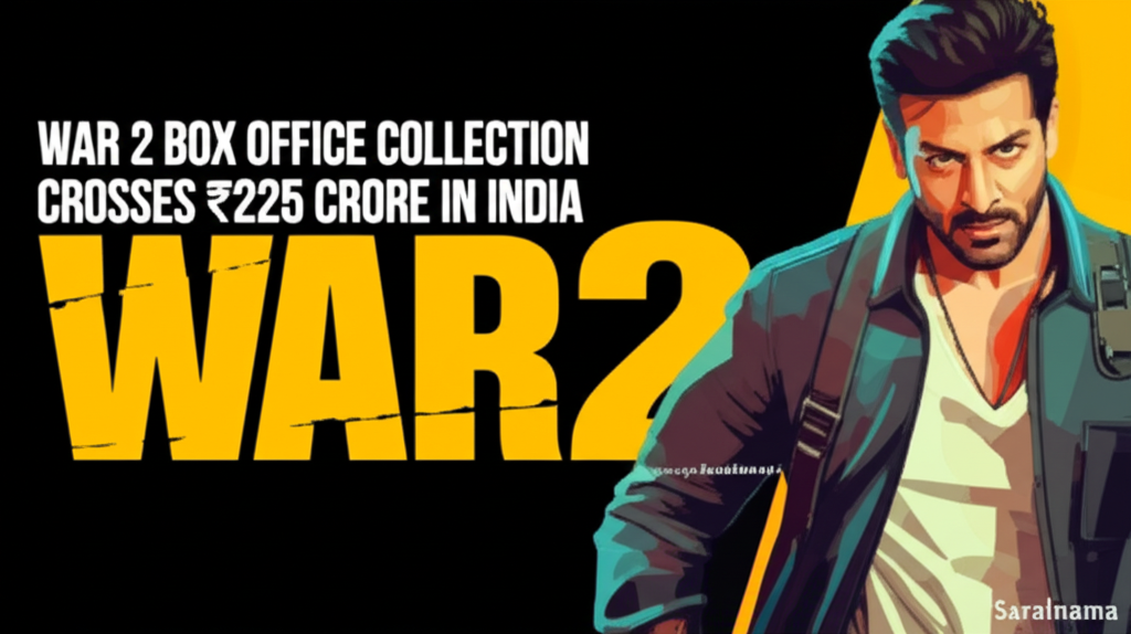 War 2 Box Office Collection Crosses ₹225 Crore in India