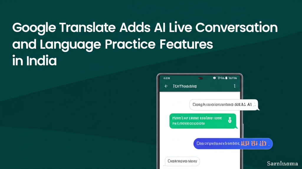 Google Translate Adds AI Live Conversation and Language Practice Features in India