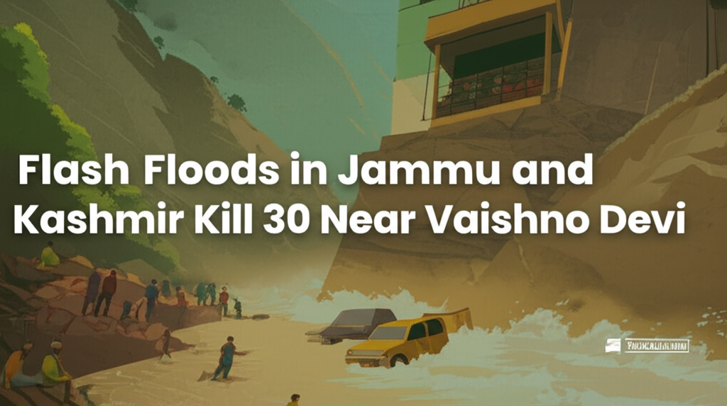 Flash Floods in Jammu and Kashmir Kill 30 Near Vaishno Devi