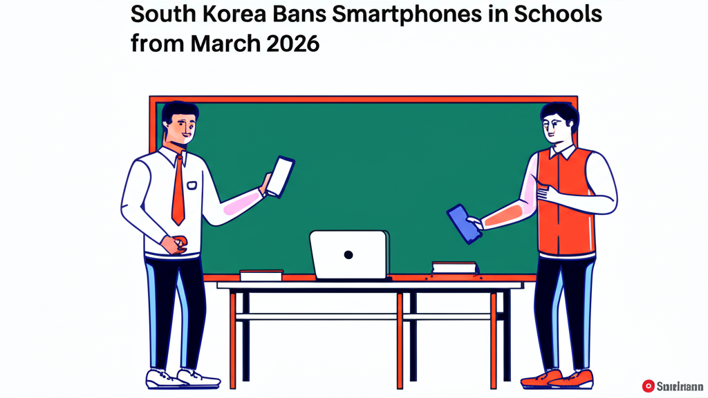 South Korea Bans Smartphones in Schools from March 2026