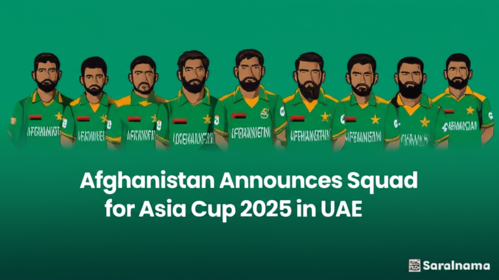 Afghanistan Announces Squad for Asia Cup 2025 in UAE