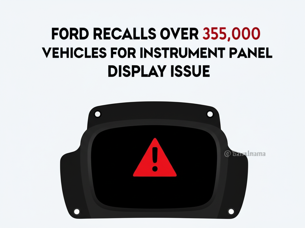 Ford Recalls Over 355,000 Vehicles for Instrument Panel Display Issue
