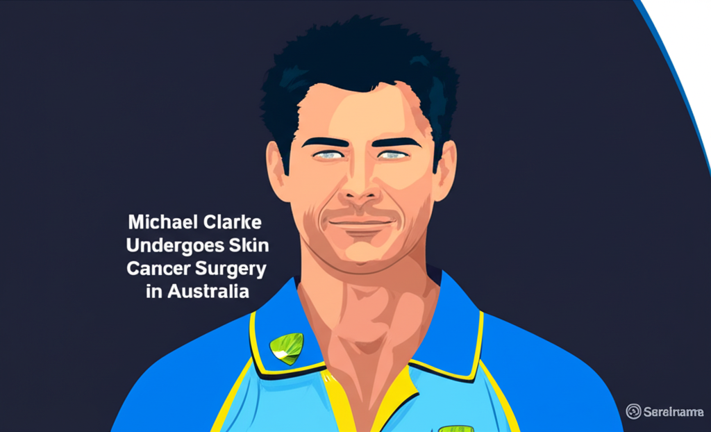 Michael Clarke Undergoes Skin Cancer Surgery in Australia
