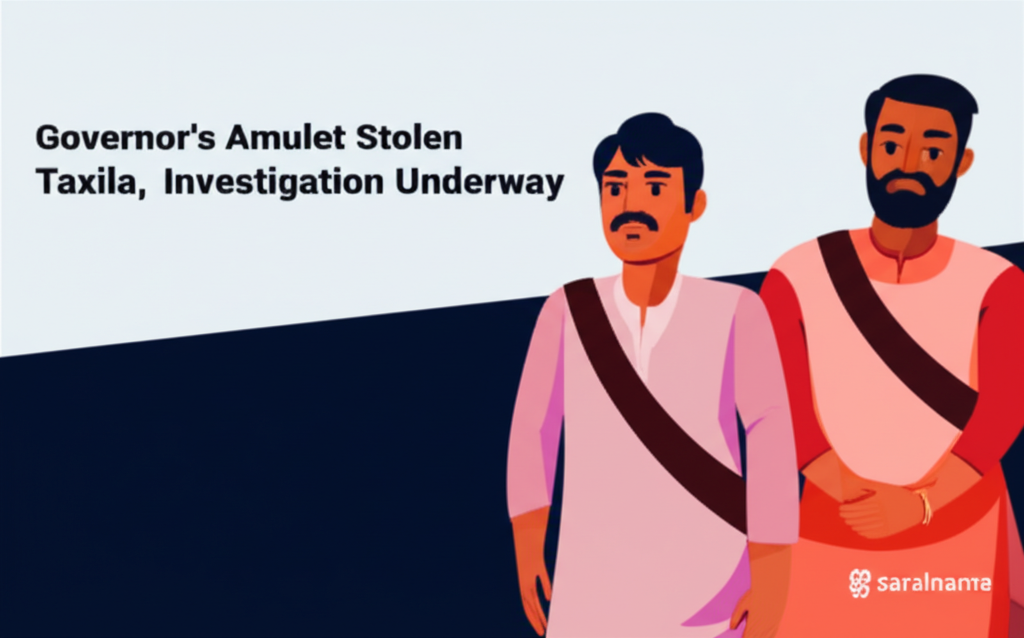Governor’s Amulet Stolen in Taxila; Investigation Underway