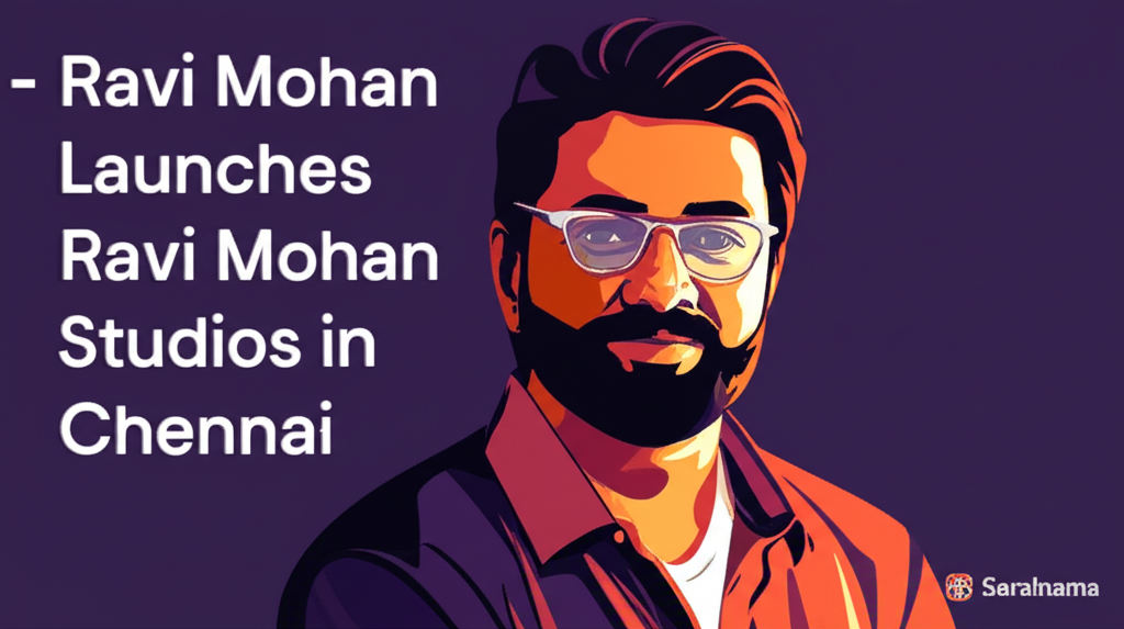 Ravi Mohan Launches Ravi Mohan Studios in Chennai
