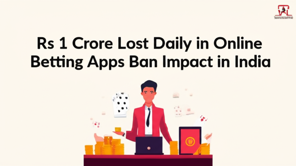 Rs 1 Crore Lost Daily in Online Betting Apps Ban Impact in India