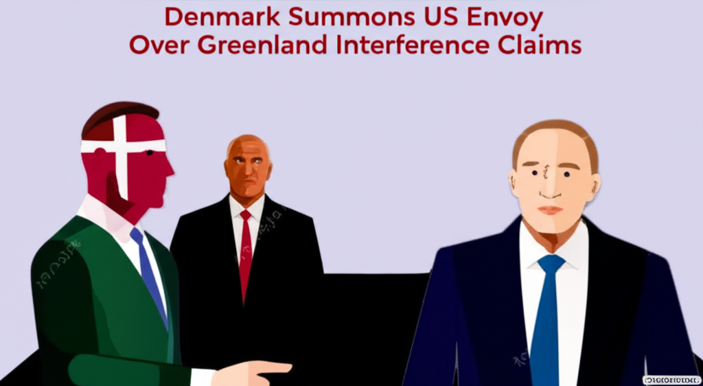 Denmark Summons US Envoy Over Greenland Interference Claims