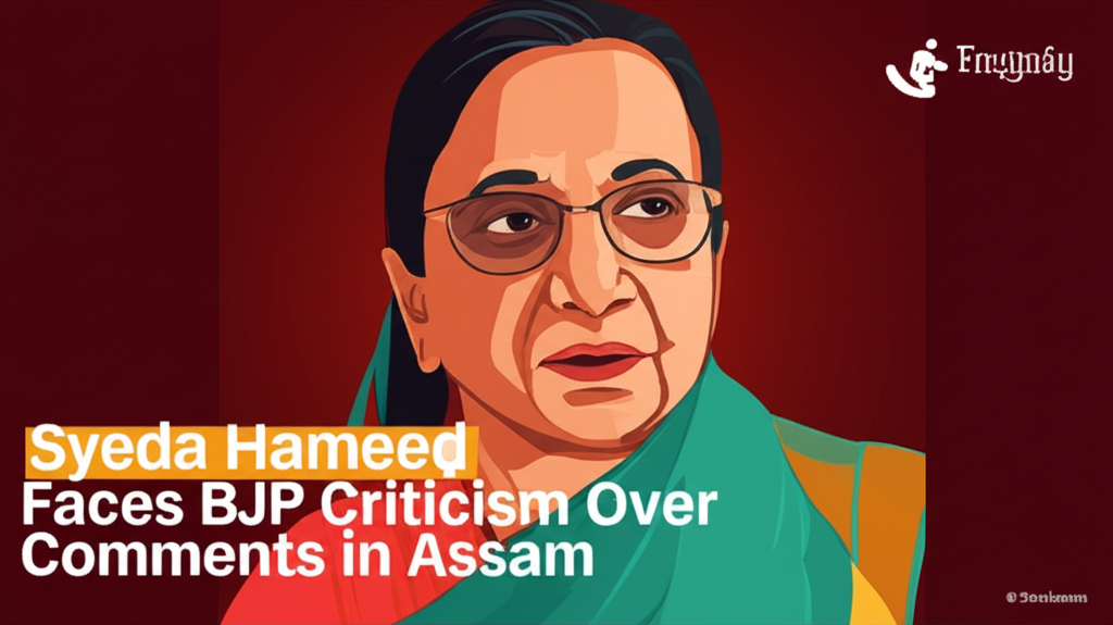 Syeda Hameed Faces BJP Criticism Over Comments in Assam