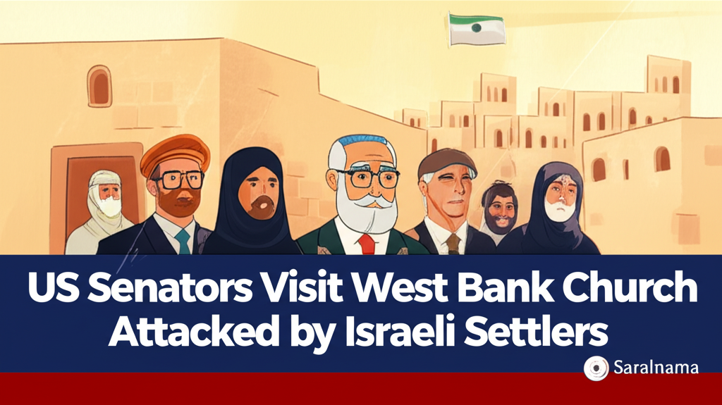 US Senators Visit West Bank Church Attacked by Israeli Settlers