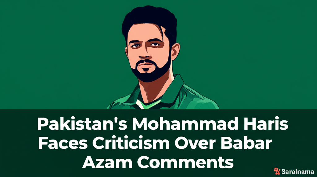 Pakistan's Mohammad Haris Faces Criticism Over Babar Azam Comments