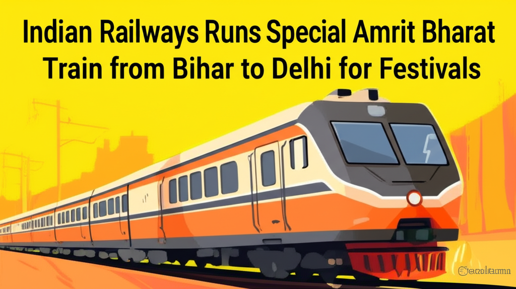 Indian Railways Runs Special Amrit Bharat Train from Bihar to Delhi for Festivals