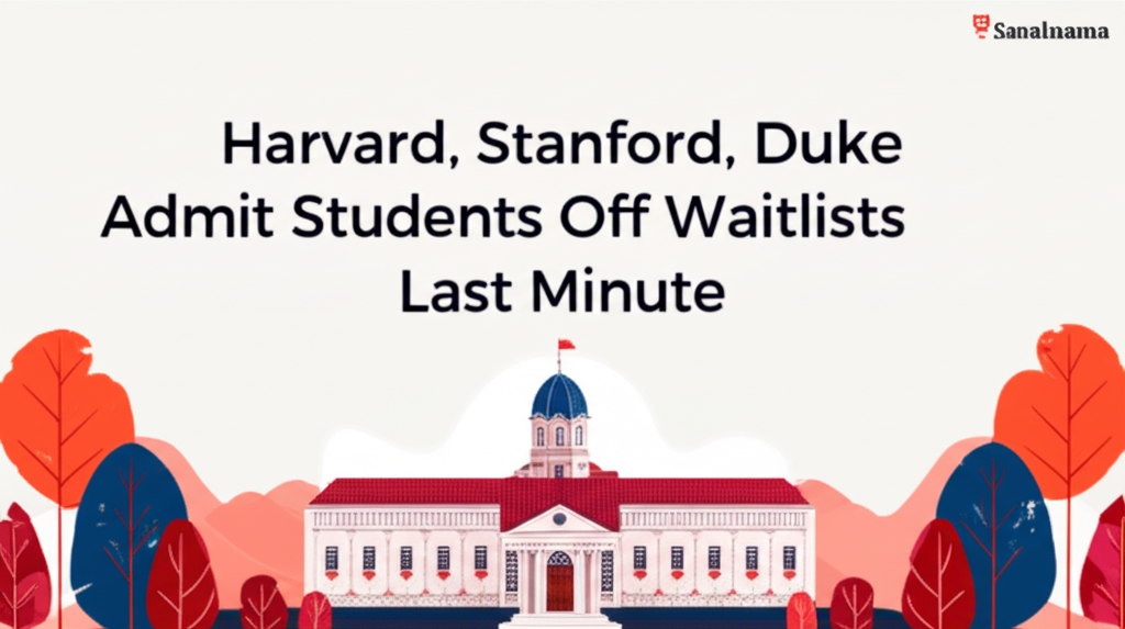 Harvard, Stanford, Duke Admit Students Off Waitlists Last Minute