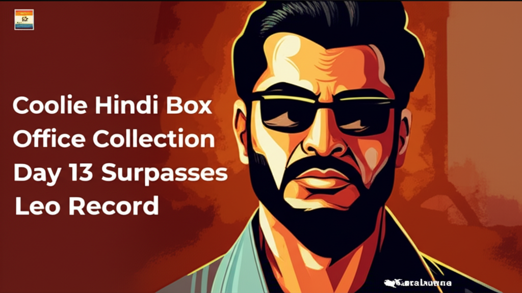 Coolie Hindi Box Office Collection Day 13 Surpasses Leo Record