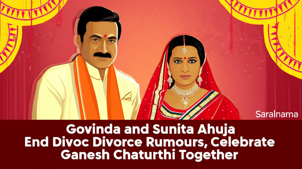 Govinda and Sunita Ahuja End Divorce Rumours, Celebrate Ganesh Chaturthi Together