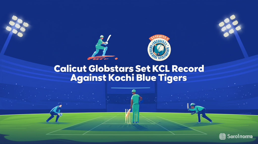 Calicut Globstars Set KCL Record Against Kochi Blue Tigers