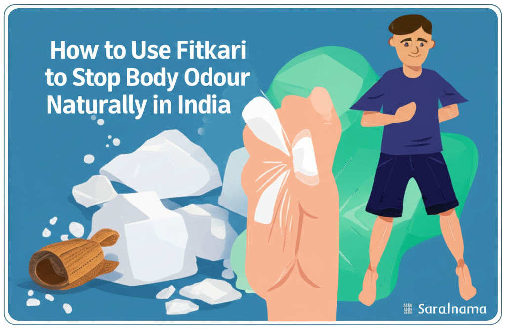 How to Use Fitkari to Stop Body Odour Naturally in India