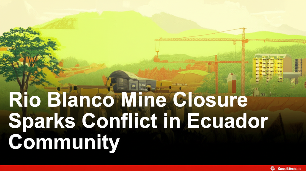 Rio Blanco Mine Closure Sparks Conflict in Ecuador Community