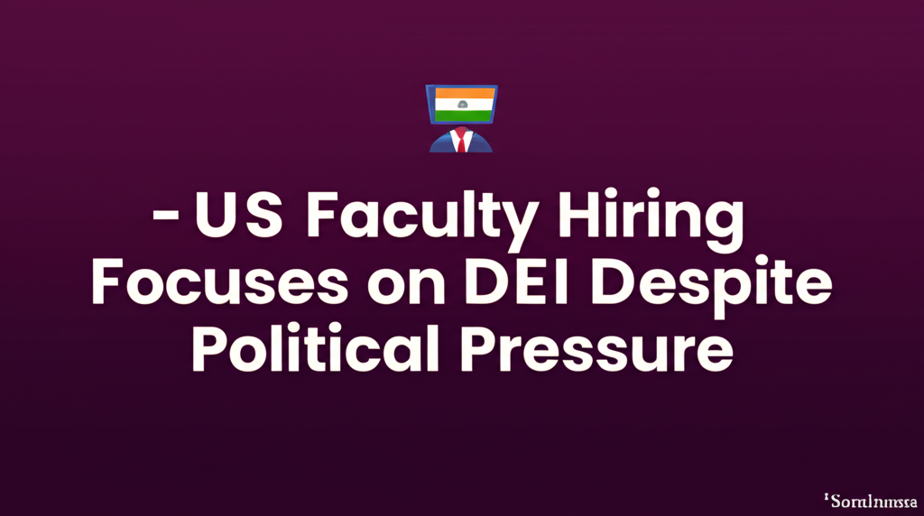 US Faculty Hiring Focuses on DEI Despite Political Pressure