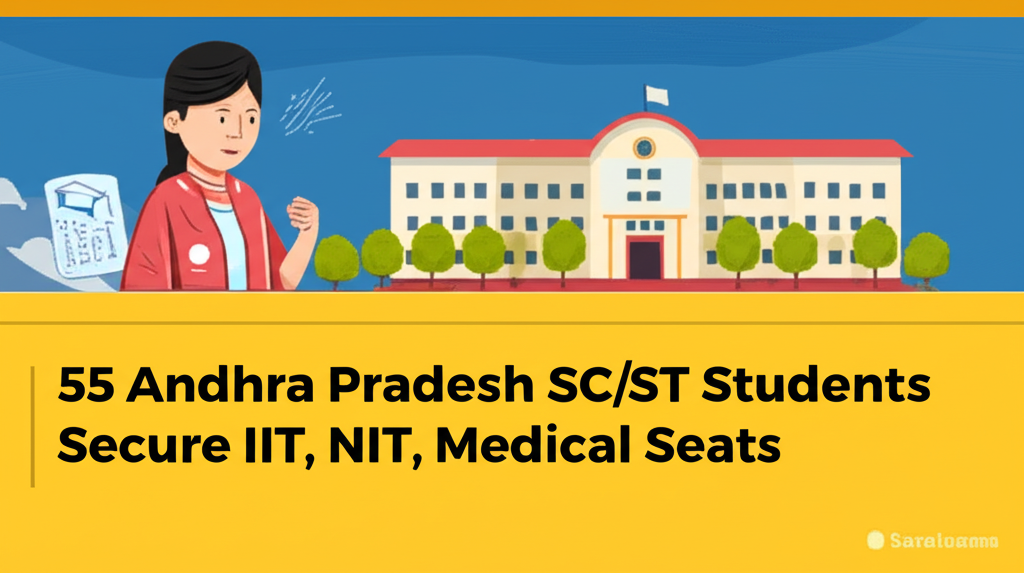 55 Andhra Pradesh SC/ST Students Secure IIT, NIT, Medical Seats