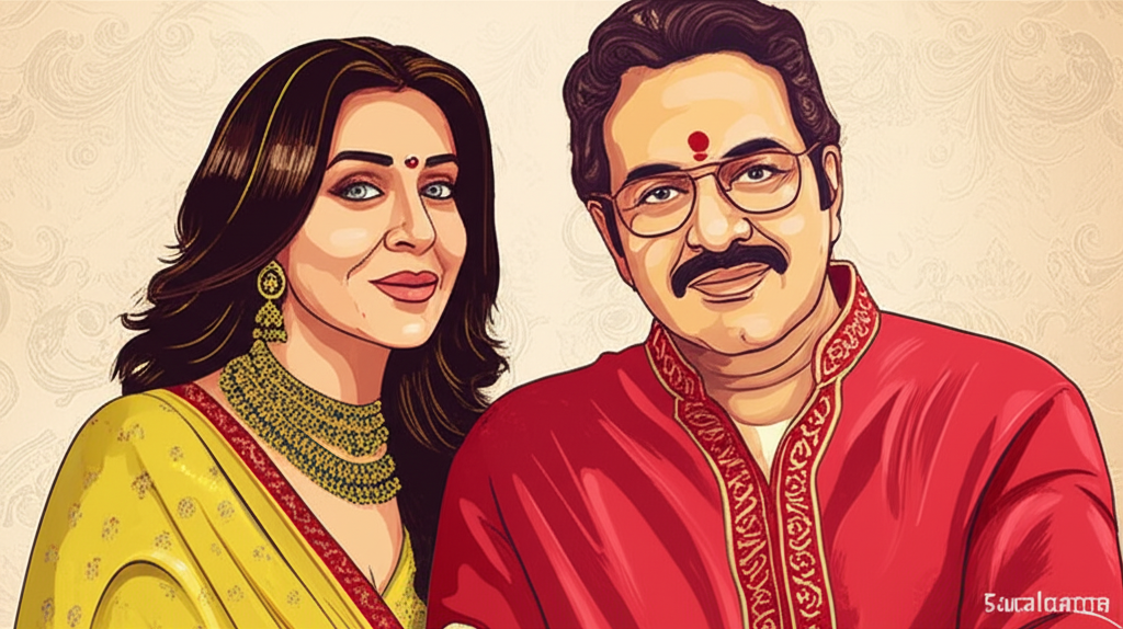 Govinda and Sunita Ahuja Deny Divorce Rumours at Ganesh Chaturthi in Mumbai