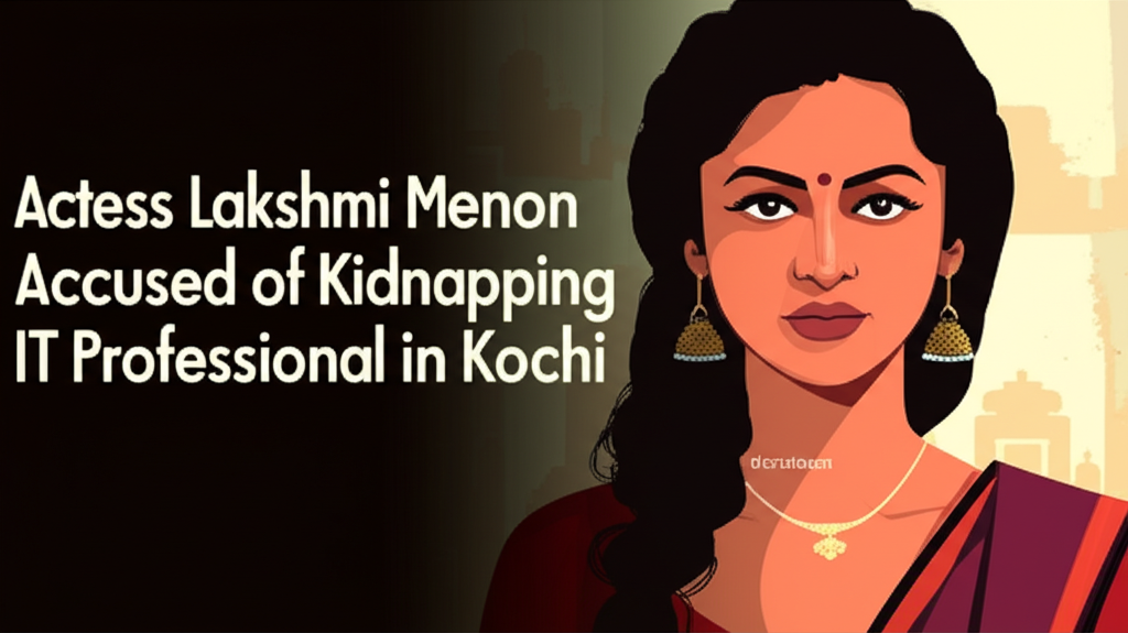 Actress Lakshmi Menon Accused of Kidnapping IT Professional in Kochi