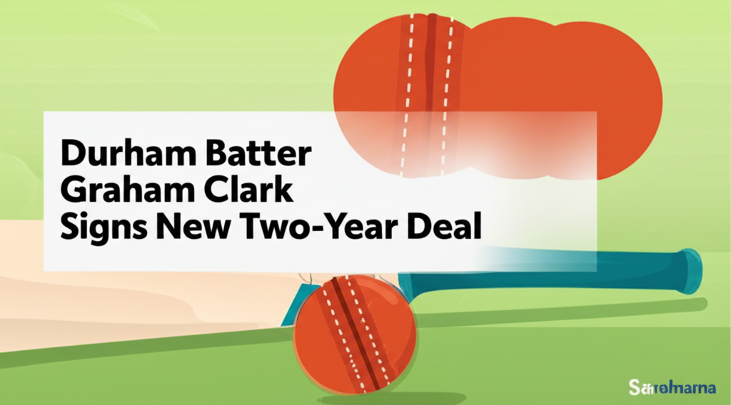 Durham Batter Graham Clark Signs New Two-Year Deal