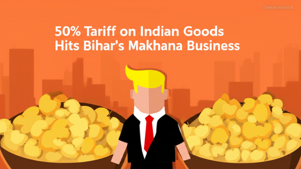 Trump's 50% Tariff on Indian Goods Hits Bihar's Makhana Business