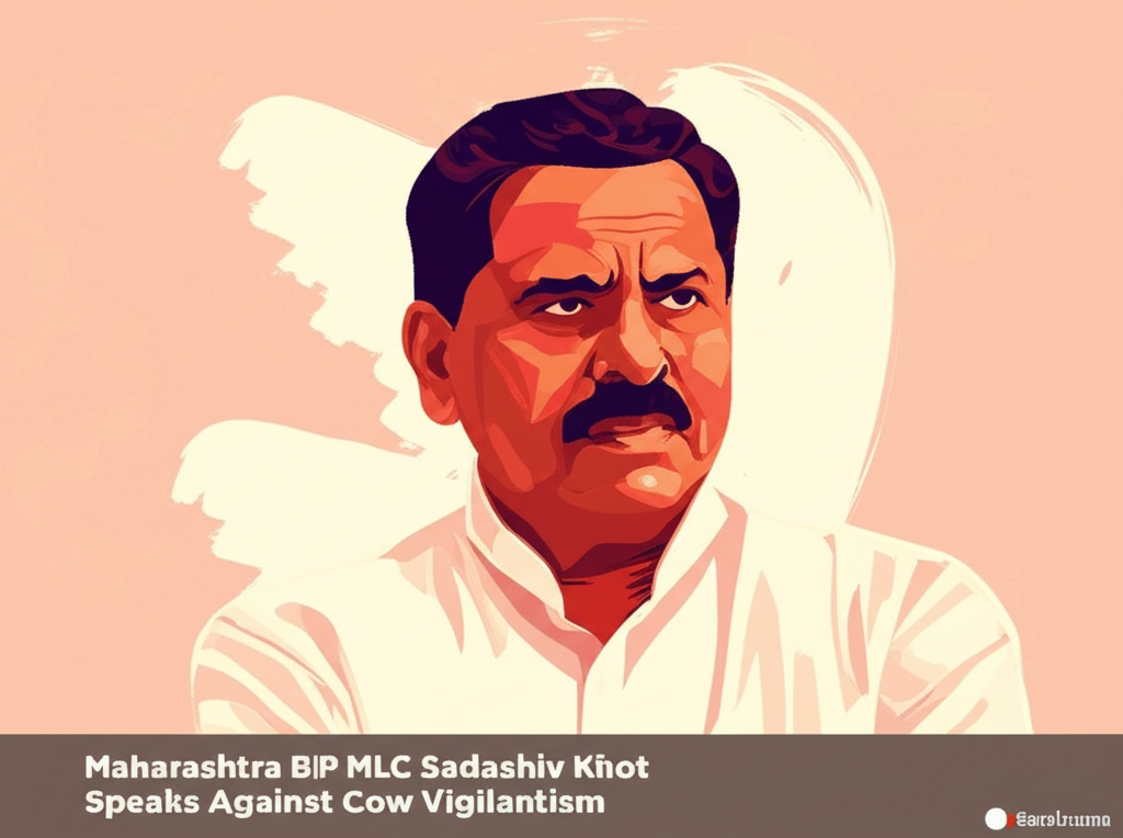 Maharashtra BJP MLC Sadashiv Khot Speaks Against Cow Vigilantism