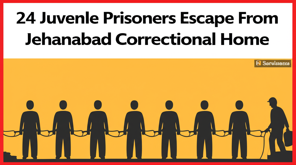 24 Juvenile Prisoners Escape From Jehanabad Correctional Home