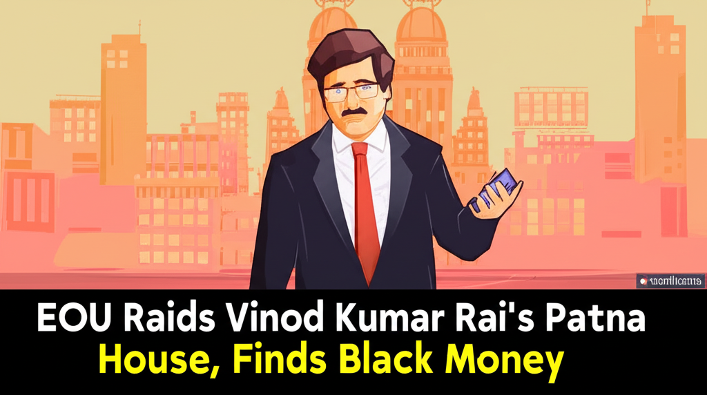EOU Raids Vinod Kumar Rai's Patna House, Finds Black Money