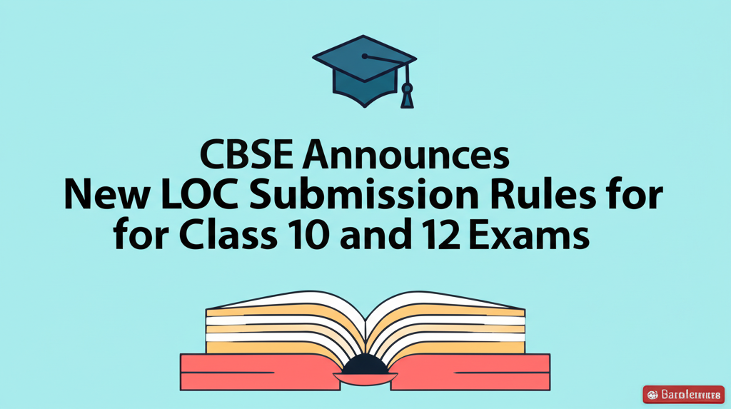 CBSE Announces New LOC Submission Rules for Class 10 and 12 Exams