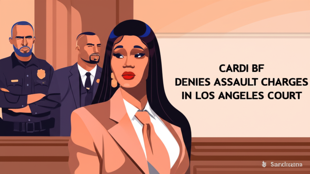Cardi B Denies Assault Charges in Los Angeles Court