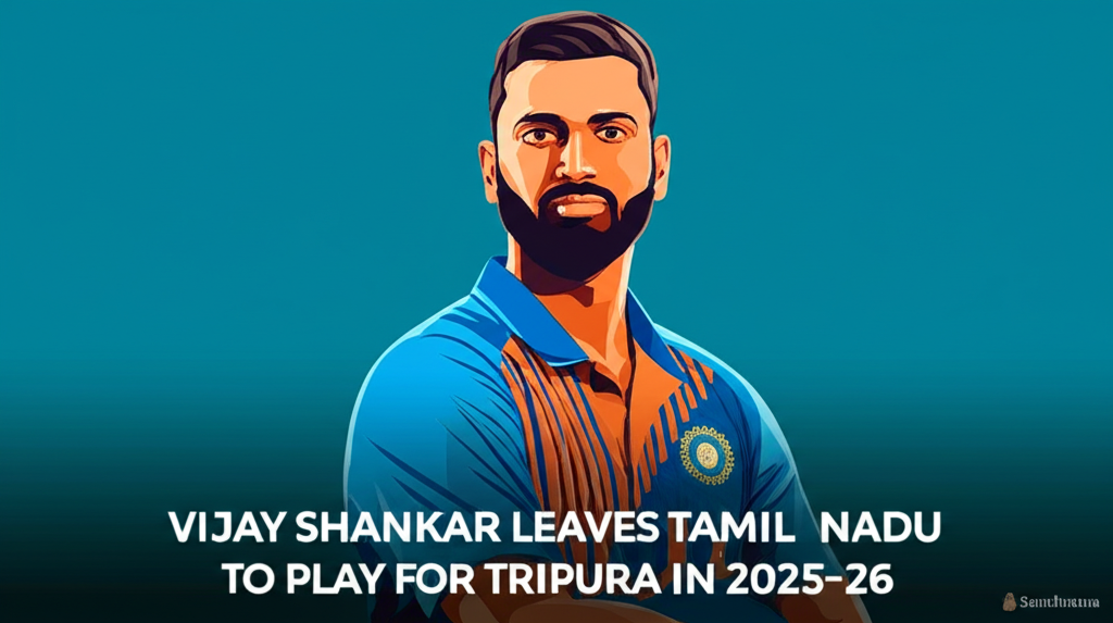 Vijay Shankar Leaves Tamil Nadu To Play For Tripura In 2025-26