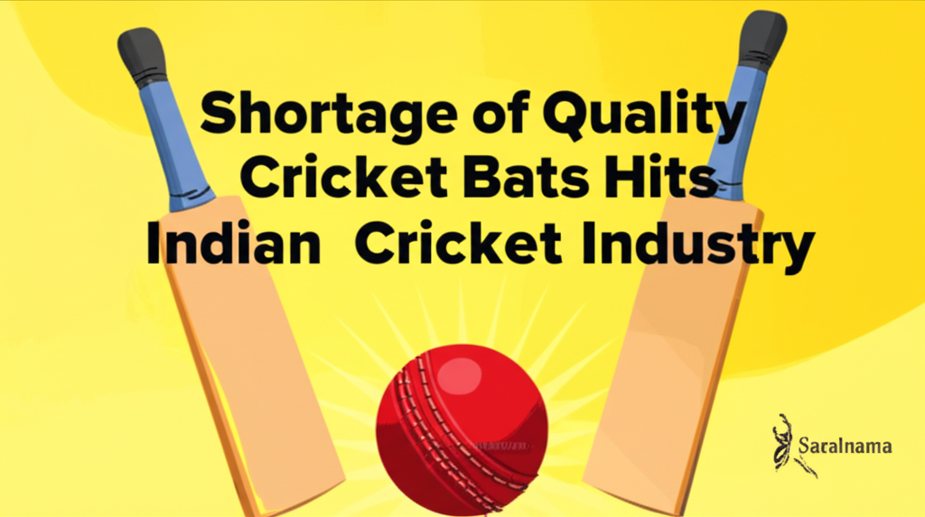 Shortage of Quality Cricket Bats Hits Indian Cricket Industry
