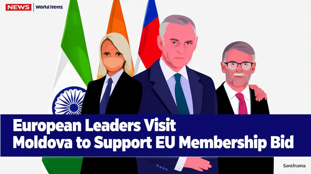 European Leaders Visit Moldova to Support EU Membership Bid