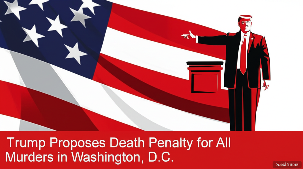 Trump Proposes Death Penalty for All Murders in Washington, D.C.