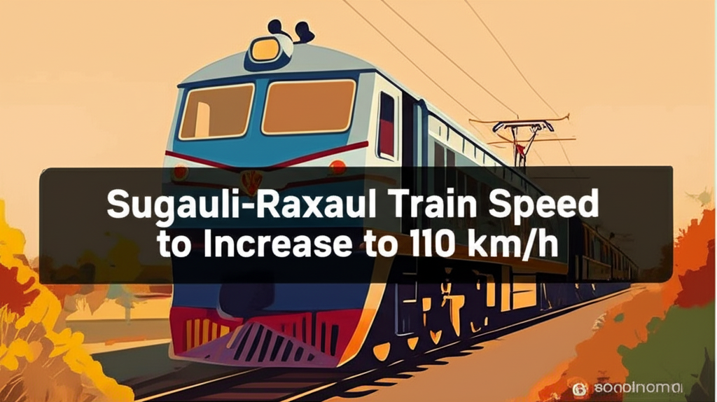 Sugauli-Raxaul Train Speed to Increase to 110 km/h Soon